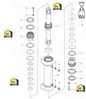 Цилиндр масляный рулевого управления 10421960