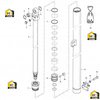 Цилиндр перемещения вправо 11250059