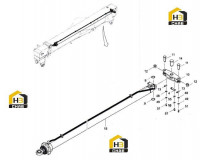 Цилиндр телескопический стрелы 13114711