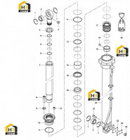 Цилиндр телескопический в сборе 13147817