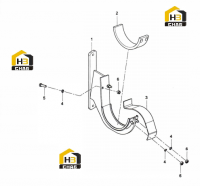 Кронштейн впускной трубы 12566017