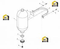 Крепление аккумулятора 10266030
