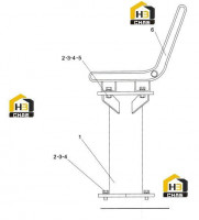 Детали сиденья водителя 12774971