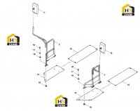 Лестница с комплектующими 10941541 (часть 2)