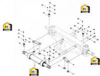 Ось рулевая с комплектующими 14112723 (часть 5)