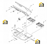 Педаль двойная 12142583