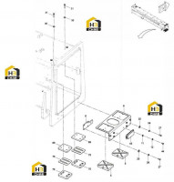 Пластина скользящего блока 13721159