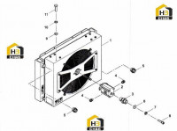 Радиатор в сборе 10397015