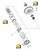 Редуктор с комплектующими 60136999 (часть 3)