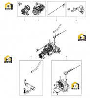 Система электрики двигателя 13609016