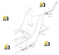 Труба выхлопная задняя 13859549