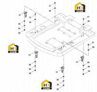 Узел направляющего колеса