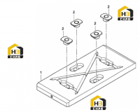 Узел нижнего скользящего блока 12055819