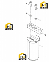 Узел штифтового вала 13897560