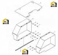 Узел забора воздуха 13434648