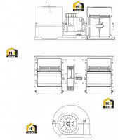 Вентилятор испарителя 60137530