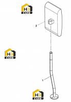 Зеркало заднего вида левое 10201511