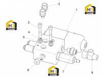 Блок клапанов стояночного тормоза 125815548