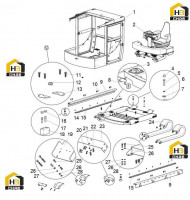 Кабина в сборе 125815076