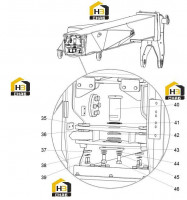 Цилиндры крепления стрелы (часть 1)