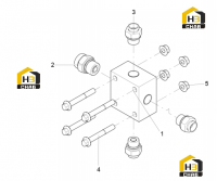 Коллектор сливной 125811087