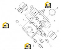 Клапан подачи масла в спредер 125815570