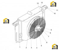 Крепление радиатора 125815558