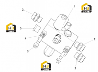 Группа регулирующих клапанов охлаждения 125815547