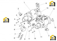 Насос масляный 125815140