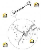 Трубопровод спредера 125815542 (часть 1)