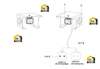 Комбинация светодиодных фар 12901989