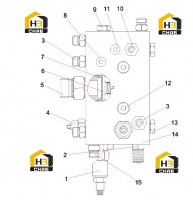 Комплект управляющих клапанов 12947074