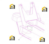 Короб электрики кузова 13120905