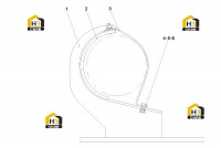 Кронштейн впускной трубы 12566017