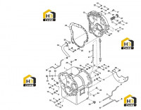 Крышка задняя коробки передач 60138967