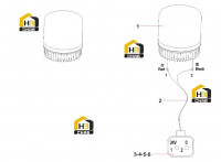 Лампа светодиодная сигнальная 12893720