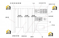 Шкаф электрический управления в сборе 13120382
