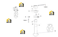 Устройство поворотное запорное 13559292