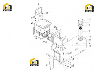 Бак гидравлический 125811816