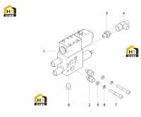Блок клапанов стояночного тормоза 125811891