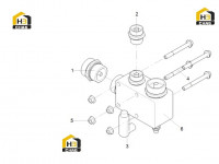 Блок возврата масла в сборе 125811469