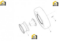 Колесо заднее 125811447