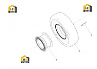 Диск и колесо переднее 125811444