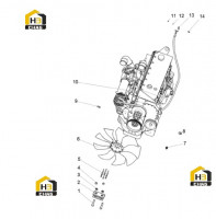 Двигатель с комплектующими 125812957