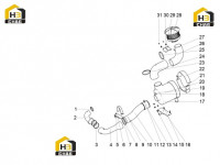 Фильтр воздушный в сборе 125811578