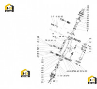 Ось рулевая 125811402