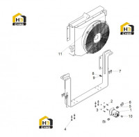 Радиатор с комплектующими 125811173