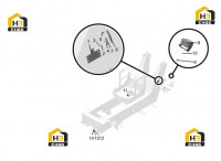 Система контроля заднего хода 125811433