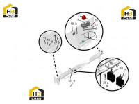Система электрики стрелы 125811092