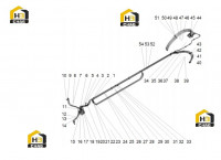 Трубопровод спредера 125811122